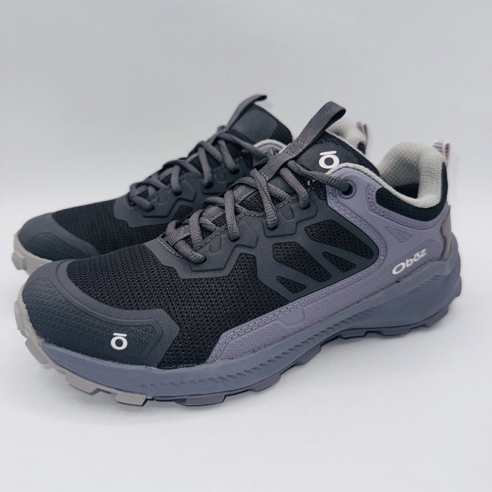 Oboz Katabatic Low Hiking Sneaker Women's Size 7 Dark Mineral Gray Purple